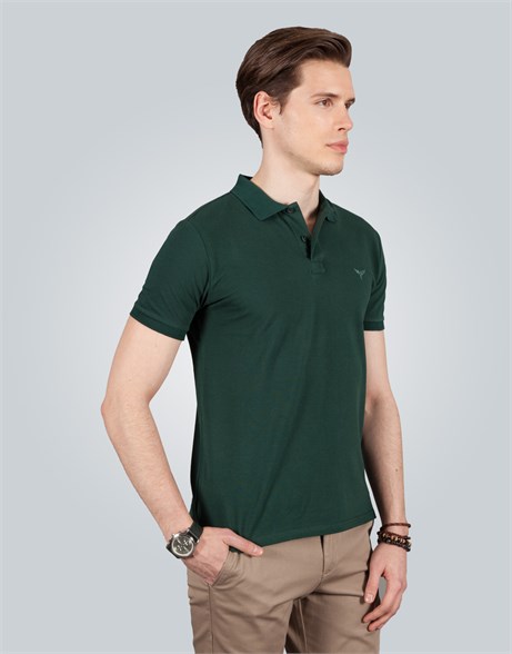 PLAIN PIQUE T-SHIRT SLIM FIT T-SHIRT