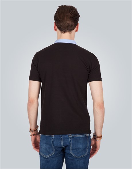 PIQUE T-SHIRT FOLKLAND SLIM FIT T-SHIRT