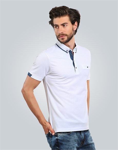 PIQUE T-SHIRT MENDOZA SLIM FIT T-SHIRT