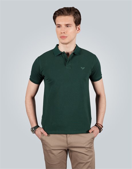 PLAIN PIQUE T-SHIRT SLIM FIT T-SHIRT