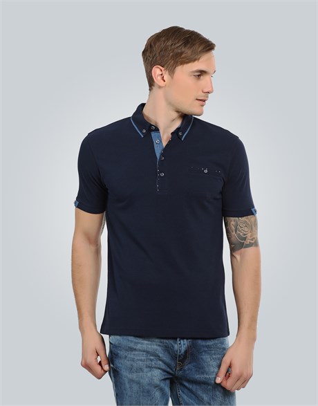 PIQUE T-SHIRT MENDOZA SLIM FIT T-SHIRT