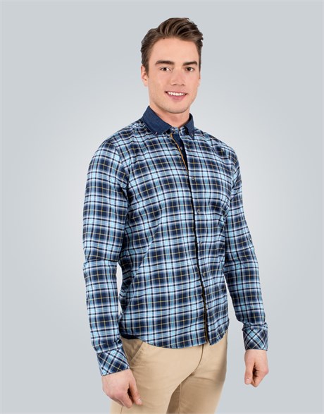 SLIM FIT LONG SLV CHECK SUDBURY SLIM FIT CHECKED