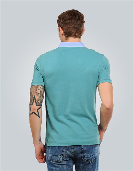 PIQUE T-SHIRT FOLKLAND SLIM FIT T-SHIRT