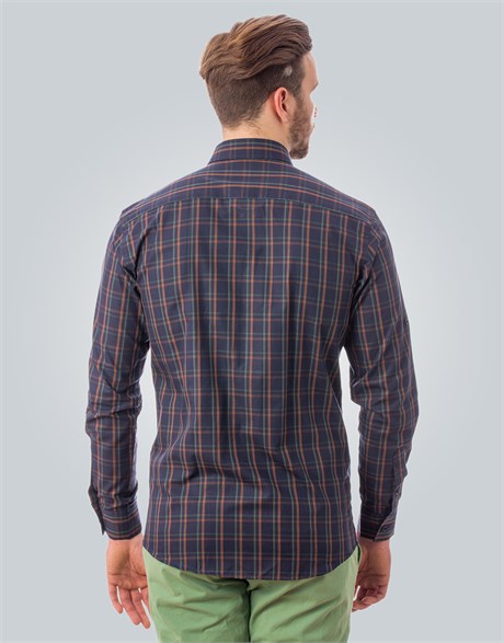 SLIM FIT LONG SLV CHECK FERGANA SLIM FIT CHECKED