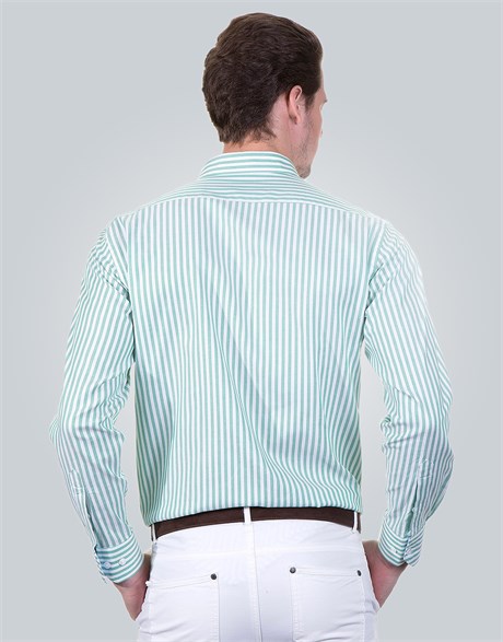 CLASSIC FIT LONG SLV COTTON OXFORD CLASSIC FIT SPORT - PATTERNED