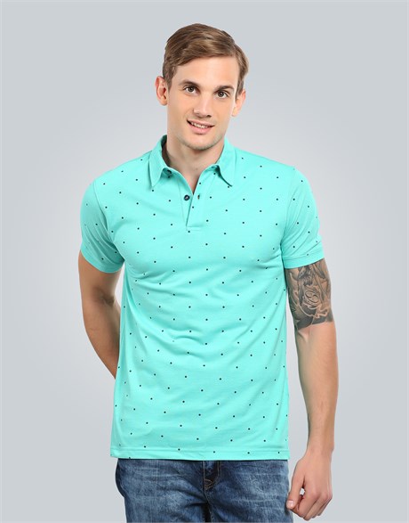 PRINTED PIQUE T-SHIRT NATAL SLIM FIT T-SHIRT