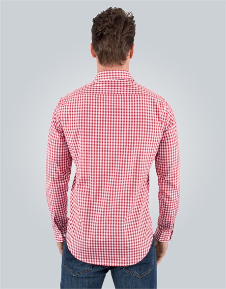 SLIM FIT LONG SLV WEREW   GÖMLEK SLIM FIT CHECKED