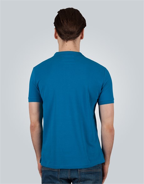 PLAIN PIQUE T-SHIRT SLIM FIT T-SHIRT