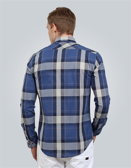 SLIM FIT LONG SLV CHECK ESTE SLIM FIT CHECKED