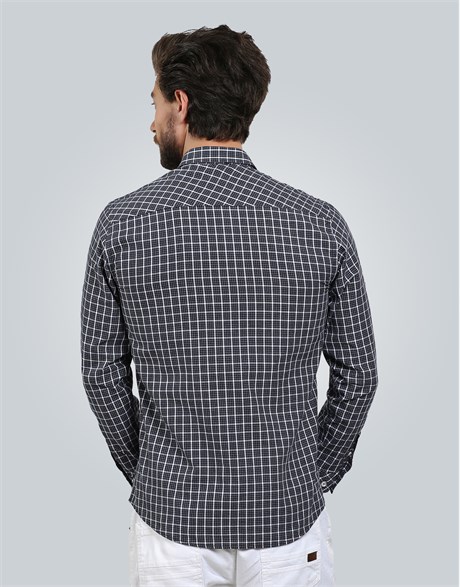 SLIM FIT LONG SLV CHECK PERLIS SLIM FIT CHECKED