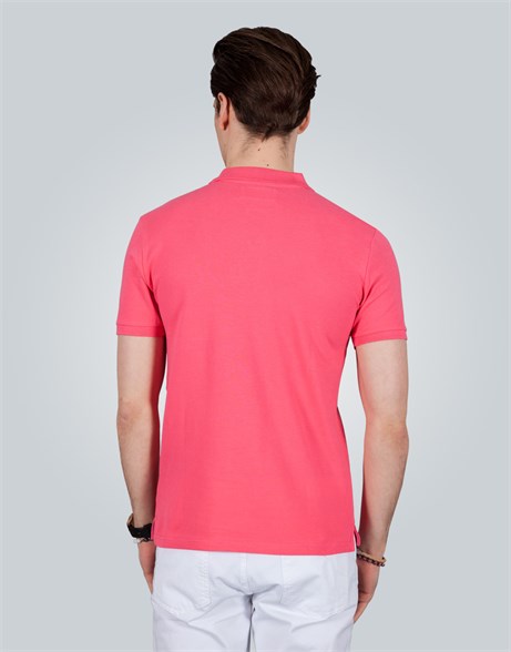 PLAIN PIQUE T-SHIRT SLIM FIT T-SHIRT