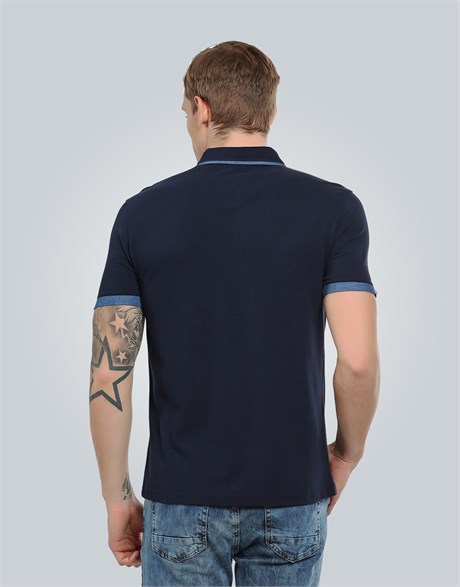 PIQUE T-SHIRT MENDOZA SLIM FIT T-SHIRT