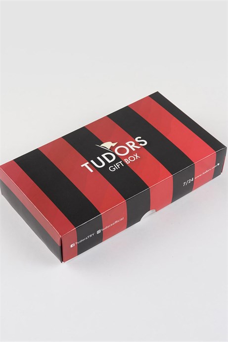 BOXER&SOCKS GIFT BOX 3 PACK PATTERNED - DESENLİ 3'LÜ BOXER&ÇORAP HEDİYE KUTUSU SOCKS