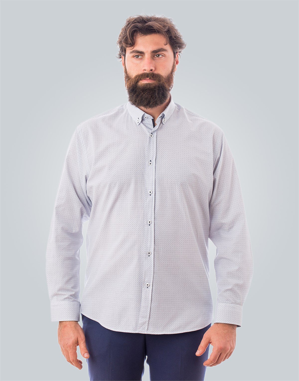 CLASSIC FIT LONG SLV PRINTED VETE CLASSIC FIT SPORT - PATTERNED