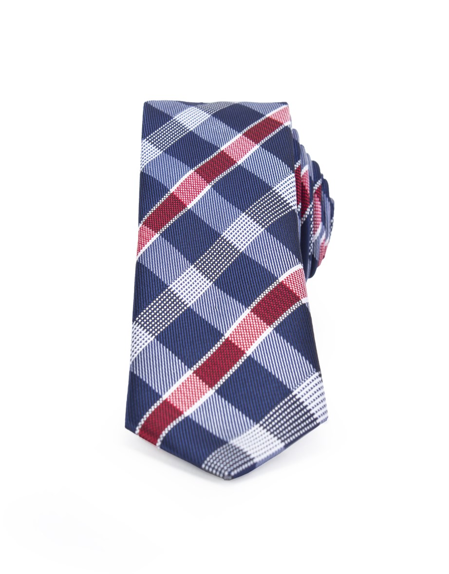 TIE NARROW CHECK-   KRAVAT TIE