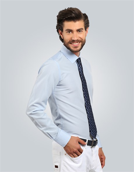 MODERN FIT LONG SLV SEMI CUTAWAY SLIM FIT FORMAL - TEXTURE