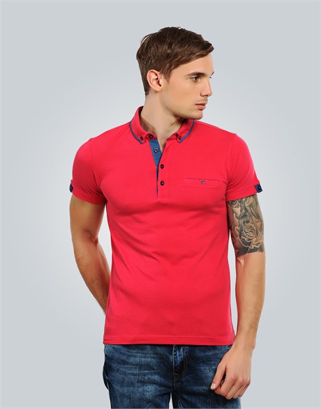 PIQUE T-SHIRT MENDOZA SLIM FIT T-SHIRT