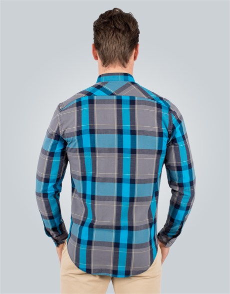 SLIM FIT LONG SLV CHECK ESTE SLIM FIT CHECKED