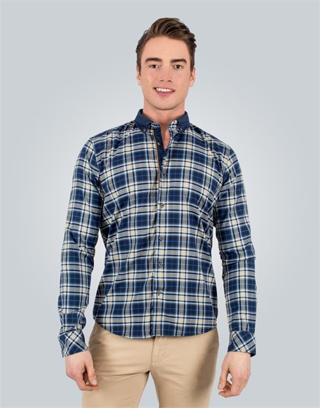 SLIM FIT LONG SLV CHECK SUDBURY SLIM FIT CHECKED