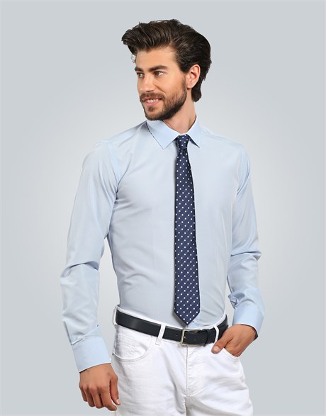 MODERN FIT LONG SLV SEMI CUTAWAY SLIM FIT FORMAL - TEXTURE