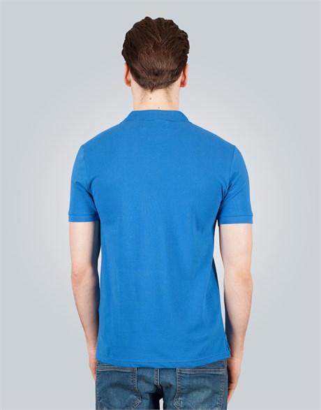 PLAIN PIQUE T-SHIRT SLIM FIT T-SHIRT