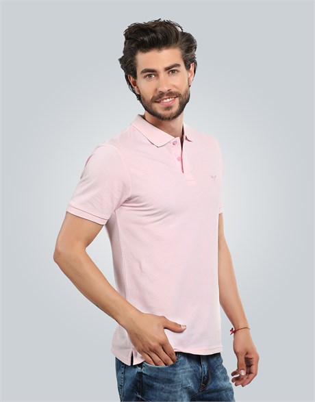 PLAIN PIQUE T-SHIRT SLIM FIT T-SHIRT