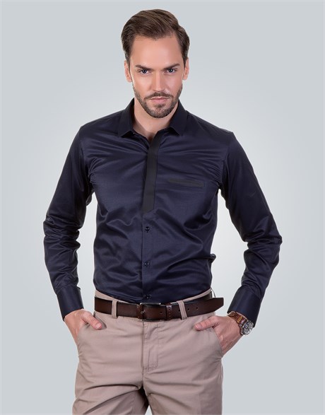 SLIM FIT LONG SLV FURZA SLIM FIT SPORT - SMART