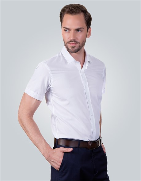 SLIM FIT SHORT SLV PLAIN DACRON SLIM FIT SUMMER SEASON