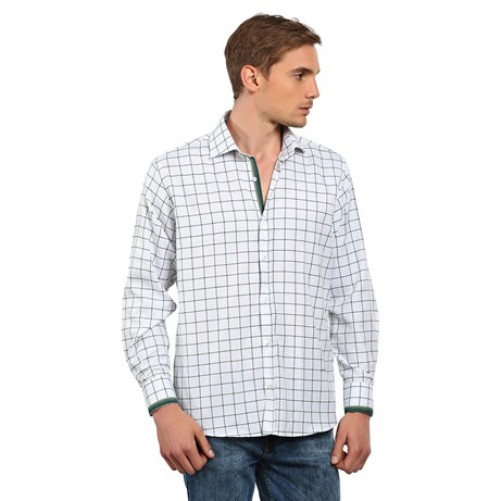 CLASSIC FIT LONG SLV CHECK ROOS CLASSIC FIT SPORT - PATTERNED