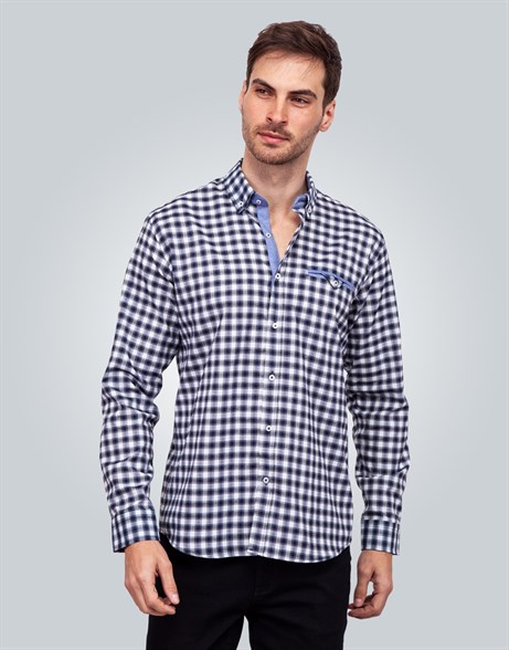 CLASSIC FIT LONG SLV CHECK WAT   GÖMLEK CLASSIC FIT SPORT - PATTERNED