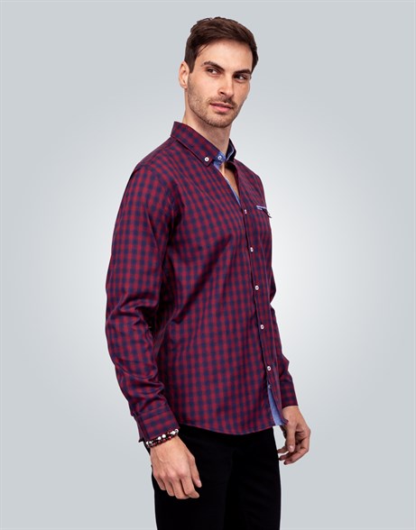 CLASSIC FIT LONG SLV CHECK WAT   GÖMLEK CLASSIC FIT SPORT - PATTERNED