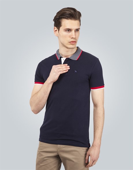 COTTON PİQUE T-SHIRT, POLPO SLIM FIT T-SHIRT