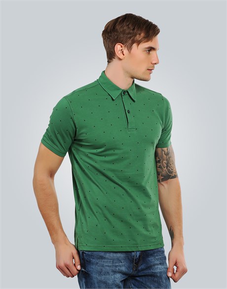 PRINTED PIQUE T-SHIRT NATAL SLIM FIT T-SHIRT