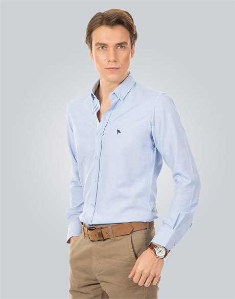 SLIM FIT LONG SLV TGY SLIM FIT SPORT - CASUAL