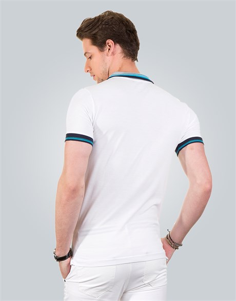 COTTON PİQUE T-SHIRT, MUVI SLIM FIT T-SHIRT