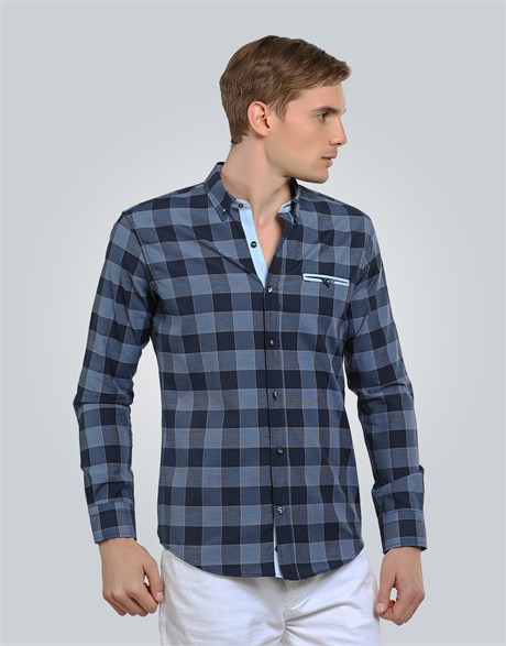 SLIM FIT LONG SLV CHECK RASA   GÖMLEK SLIM FIT CHECKED