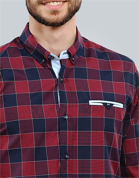 SLIM FIT LONG SLV CHECK RASA   GÖMLEK SLIM FIT CHECKED