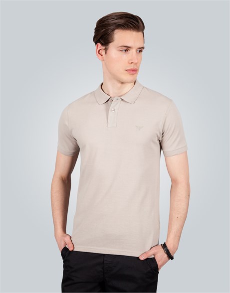 PLAIN PIQUE T-SHIRT SLIM FIT T-SHIRT