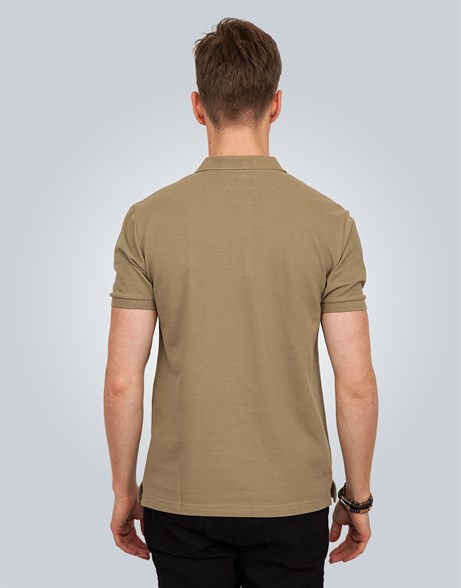 PLAIN PIQUE T-SHIRT SLIM FIT T-SHIRT