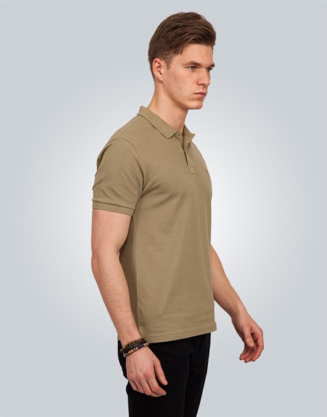 PLAIN PIQUE T-SHIRT SLIM FIT T-SHIRT