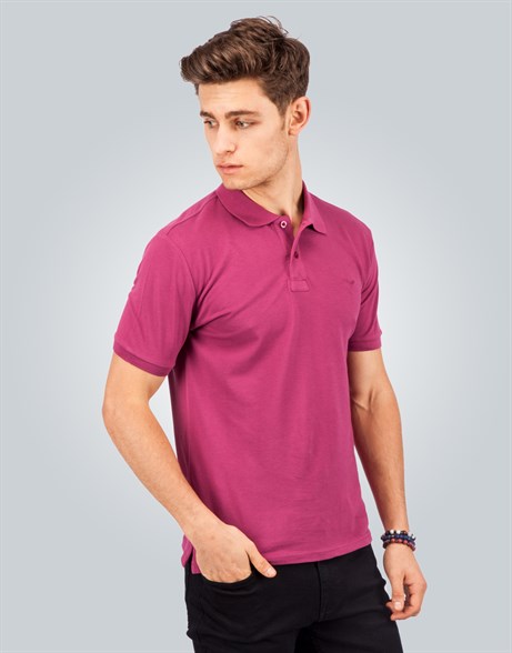 PLAIN PIQUE T-SHIRT SLIM FIT T-SHIRT