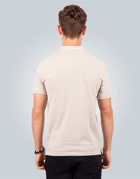 PLAIN PIQUE T-SHIRT SLIM FIT T-SHIRT