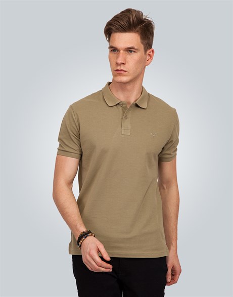 PLAIN PIQUE T-SHIRT SLIM FIT T-SHIRT