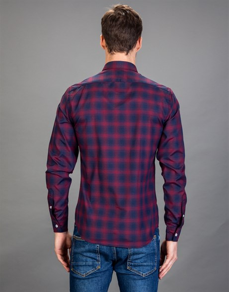 SLIM FIT LONG SLV CHECK ATOS   GÖMLEK SLIM FIT CHECKED