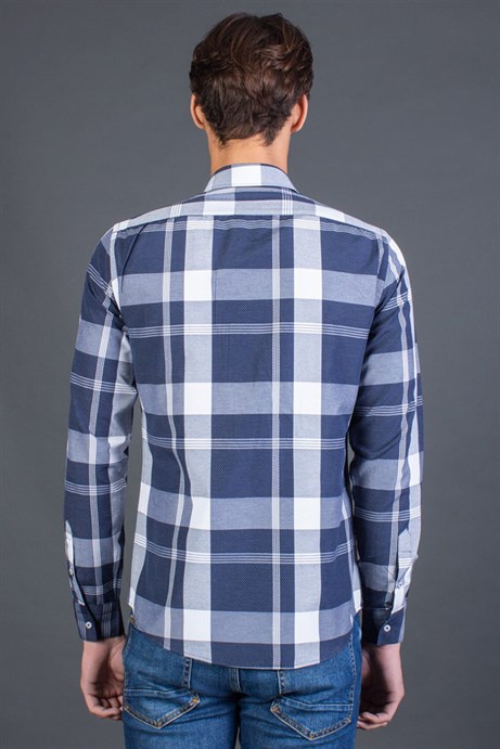 SLIM FIT LONG SLV CHECK ELIXIR GÖMLEK SLIM FIT CHECKED