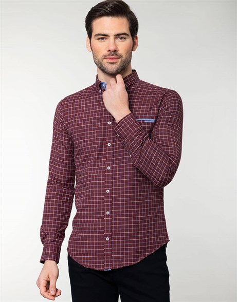 SLIM FIT LONG SLV CHECK RASA   GÖMLEK SLIM FIT CHECKED