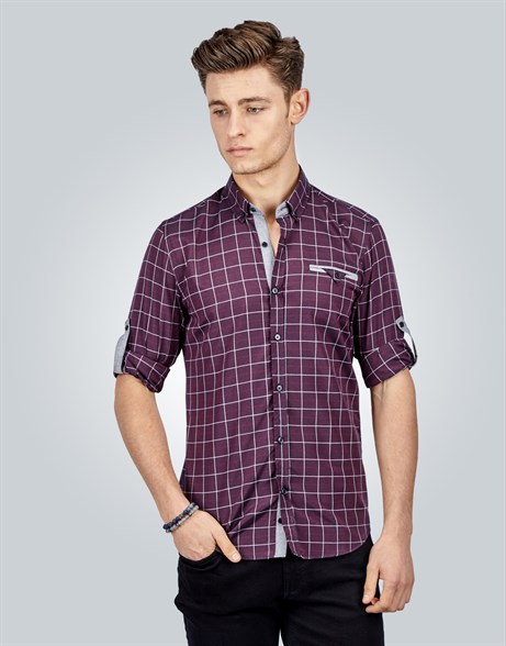 SLIM FIT LONG SLV CHECK RASA   GÖMLEK SLIM FIT CHECKED