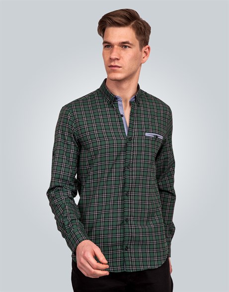 SLIM FIT LONG SLV CHECK RASA   GÖMLEK SLIM FIT CHECKED