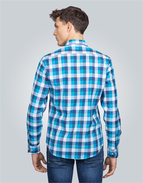 SLIM FIT LONG SLV CHECK RASA   GÖMLEK SLIM FIT CHECKED