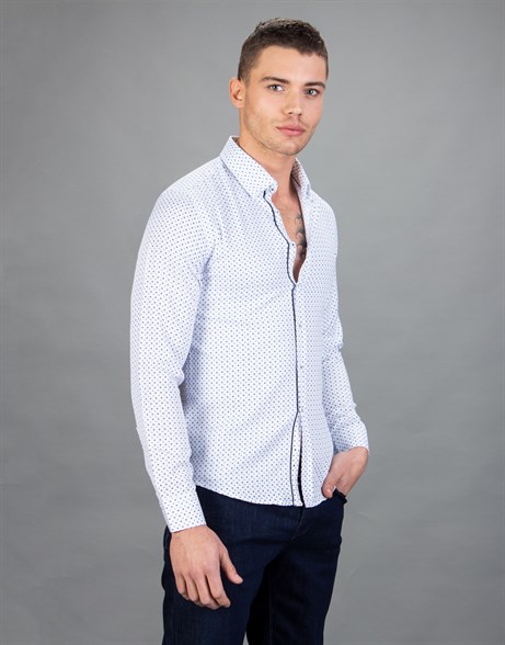 SLIM FIT LONG SLV MARİBOR   GÖMLEK SLIM FIT PRINTED - SIMPLE